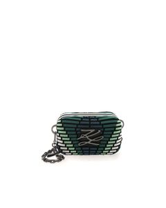 K/Autograph Minaudiere Whip clutch bag in gre