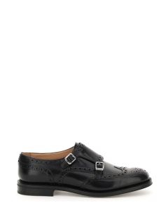 Church's Monk-Strap Buckle Detailed Brogue Shoes