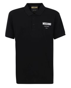 Moschino Logo Printed Short-Sleeved Polo Shirt