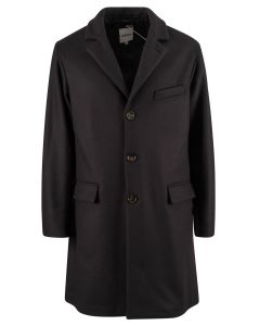Aspesi Single-Breasted Jersey Coat
