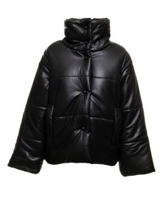 Nanuskha Turtle Neck Button-On Quilted Jacket