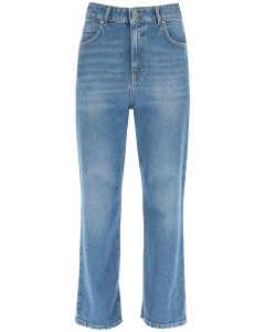 Pinko Washed Cropped Jeans