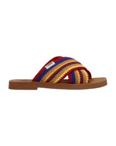Woody Flats In Multicolor Fabric
