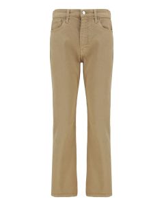 Etro Logo Patch Mid Rise Jeans