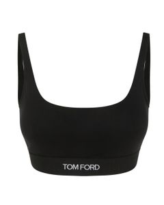Tom Ford Logo-Band Stretch Sport Bralette