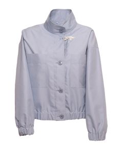Fay Button-Up Bomber Jacket