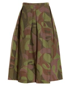 Marni All-Over Printed Midi Skirt