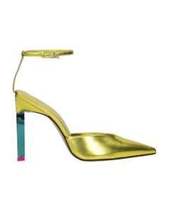Perine Sandals In Gold Leather