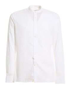 Cotton jacquard shirt