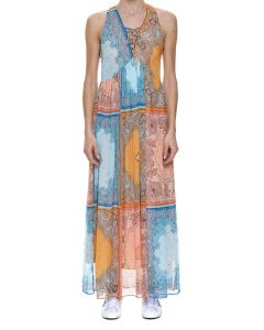 TWINSET Printed Sleeveless Maxi Dress
