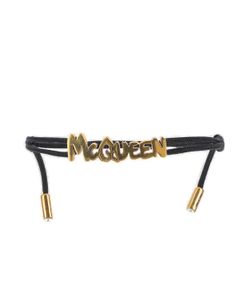 Alexander McQueen Logo Lettering Bracelet