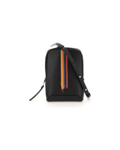 'painted Stripe' Phone Holder Mini Bag