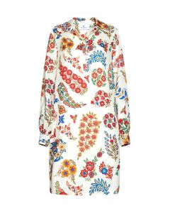 Etro Paisley Printed Long-Sleeved Dress