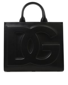 Dolce & Gabbana Logo-Embossed Daily Shopping Tote Bag