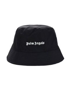 Palm Angels Classic Logo Plaque Bucket Hat