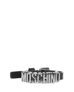 Moschino Logo Lettering Charm Bracelet