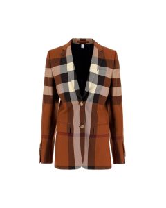 Burberry Check Tailored Jacket