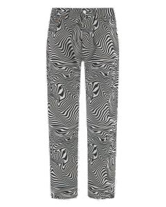 Vetements Zebra Printed Mid-Rise Jeans