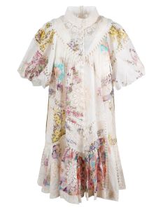 Zimmermann Floral-Printed Buttoned Shift Dress