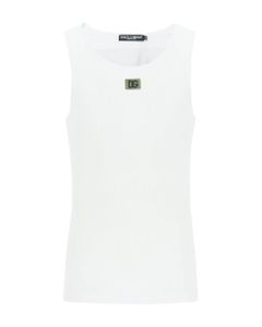 Tank Top With Logo Patch