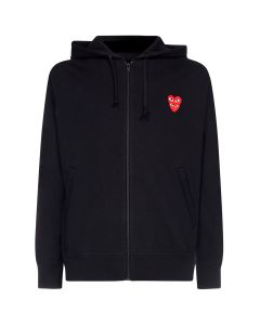 Comme des Garçons Play Overlapping Heart Hooded Jacket