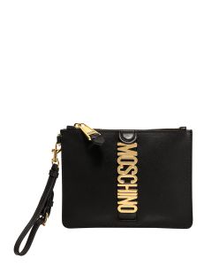 Moschino Logo Lettering Clutch Bag