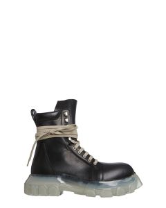 Rick Owens Lace-Up Combat Boots