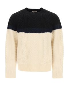 Bicolor Knitted Sweater