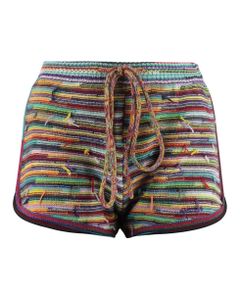 Chloé Drawstring Ribbed Knit Shorts