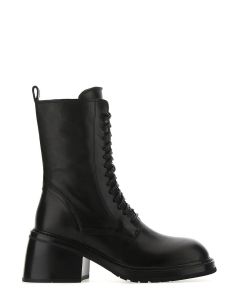 Ann Demeulemeester Lace-Up Ankle Boots