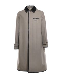 Burberry Horseferry-Print Long Sleeved Coat
