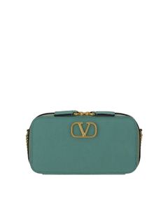 Valentino VLogo Signature Zip-Up Shoulder Bag