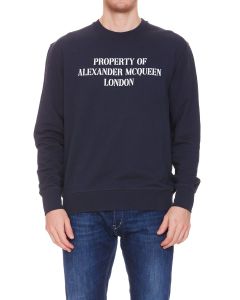 Alexander McQueen Logo Printed Crewneck Sweatshirt