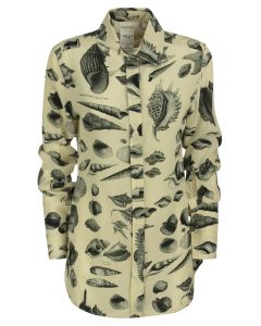Sportmax All-Over Patterned Long-Sleeved Shirt