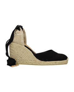 Carina-8-001 Wedges In Black Canvas