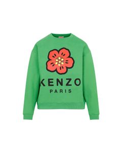 Kenzo Boke Flower Logo Print Crewneck Sweater