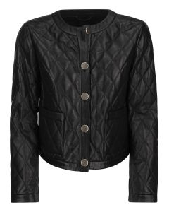 Max Mara Studio Buttoned Quilted Jacket