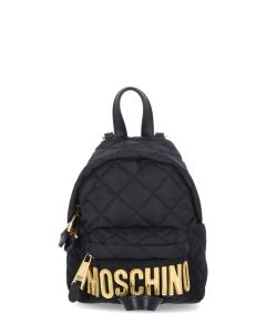 Moschino Mini Quilted Logo Backpack