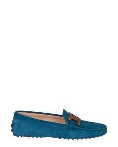 Tod's Kate Gommino Chainlink Plaque Loafers