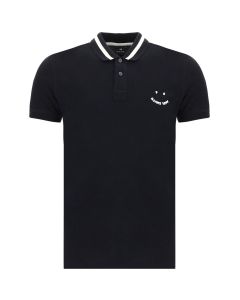 PS Paul Smith Smiley Embroidered Short-Sleeved Polo Shirt