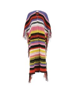 Chloé Striped Long Blanket Shawl