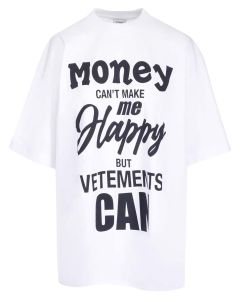 Vetements Short-Sleeve Slogan Printed T-Shirt
