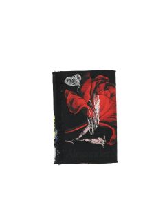 Alexander McQueen Motif Printed Scarf