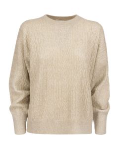 Mohair And Wool Crewneck Sweater