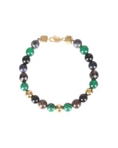 Bracelet With Multicolored Gems And Beads With Arrow