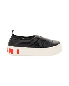Padded Nylon Slip-on Sneakers