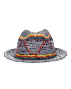 Paul Smith Woven Flat Brim Hat