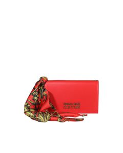 Versace Jeans Couture Scarf-Detailed Clutch Bag