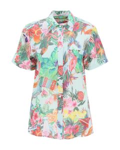 Clarissa Shirt With Tropical Print