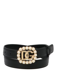 Dolce & Gabbana DG Logo Buckle Belt